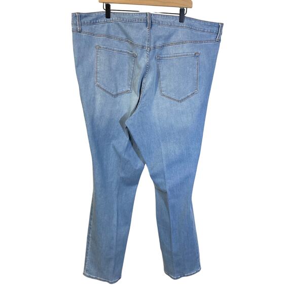 Old Navy High-Waisted Wow Straight Jeans Santa Catarina Wash Denim Plus Sz 24 L - Picture 11 of 11